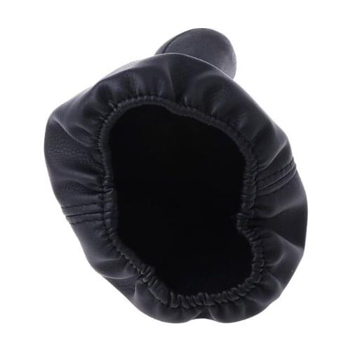 6 Speed Car Gear Shift Lever Knob Gaiter Boot For Mercedes C-Class W203 S203 PU Leather+ABS dustproof, waterproof, durable