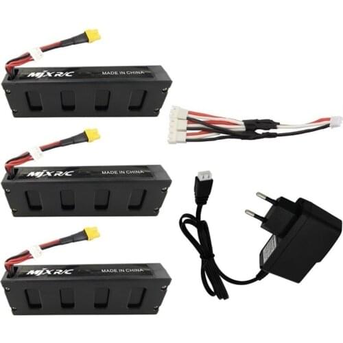 7.4v Battery Charger For MJX R/C Bugs 3 B3 7.4V 1800mah 25C Li-po Battery for MJX B3 RC Quadcopter Drone Spare Parts Accessories