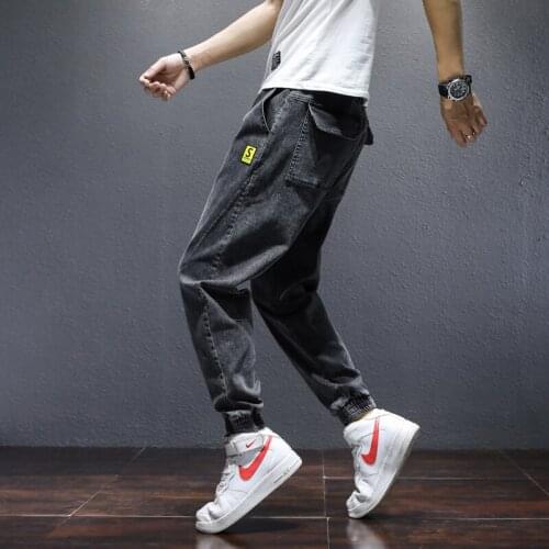 Business Fashion Jeans For Men 2020 Plus Size Casual Denim Trousers Pants Men Spring Autumn Jeans Men Slim Fit Mens Pants Black