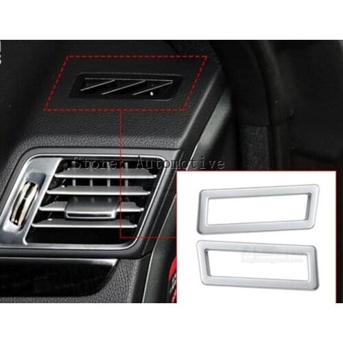 For Mercedes Benz E Class Coupe W207 C207 2009-2017 Car-Styling ABS Dashboard Air Conditioning Vent Cover Trim Set of 2pcs