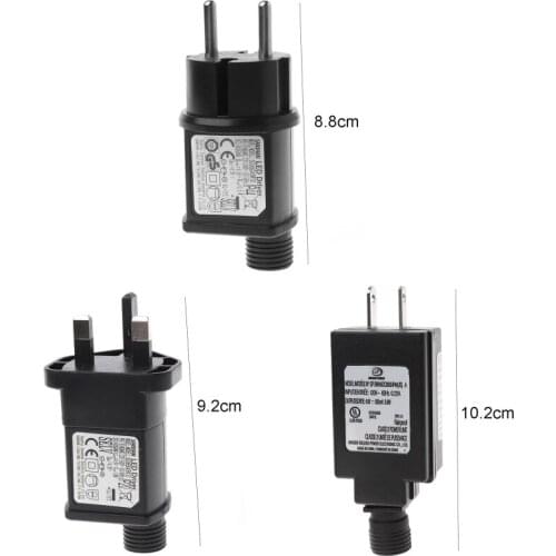 EU US UK Plug AC to DC 4.5V 800mA 2pin Class 2 Power Supply Adapter for LED Lights Battery Eliminator and more Devices