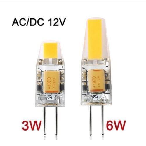 G4 LED Lamp Dimmable AC/DC 12V 3W 6W LED Mini G4 COB LED Bulb 360 Beam Angle Chandelier Lamps Replace Halogen Light1-10pcs/lot