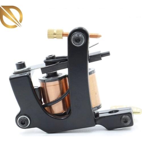 Hot Sale Coil Tattoo Machine Guns For Liner Shader 10 Warps Iron Handmade Tattoo Machine tattoo supplies Free Shipping