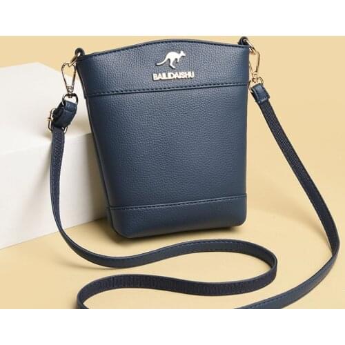Quality Phone Bag Small 2021 Counter Genuine Soft Leather Ladies Shoulder Bag Casual Daily Key Coin Purse Womens Cross Body Bag