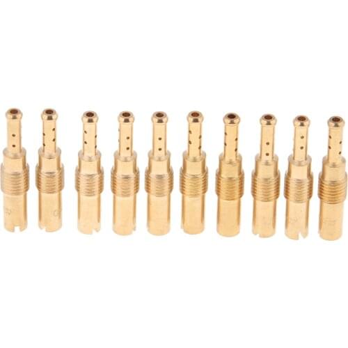 10x Carburetor Slow Pilot Jet 35 38 40 42 45 48 For Keihin OKO KOSO PWK CVK