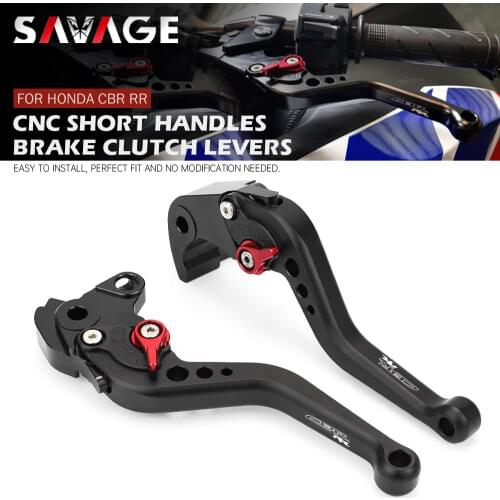Logo Short Brake Clutch Levers For HONDA CBR600RR 03-2021/ CBR1000RR 04-20/ CBR250RR 18-20/ CBR900RR 92-03 Motorcycle Adjustable