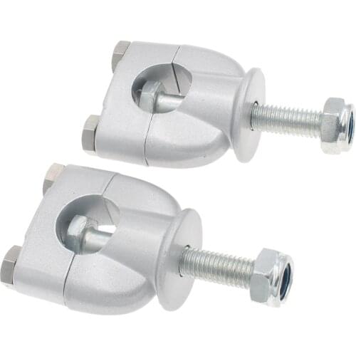 1Pair 7/8" 22mm Motorcycle Durable Handlebar Risers Mount For Dirt Bike ATV Motorbike Accessories