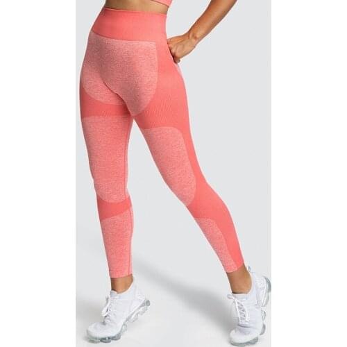 High Waist Energy Seamless Patchwork Women Fitness Push Up Hip Leggings Active Wear Workout GYM Sports Pants Yoga Sport Leggings