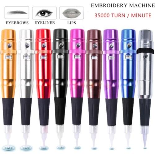 New Professional Tattoo Permanent Makeup Pen Machine Eyebrow Make up Tattoo Machine Eyebrow Lip Tattoo Machine By Free shipping