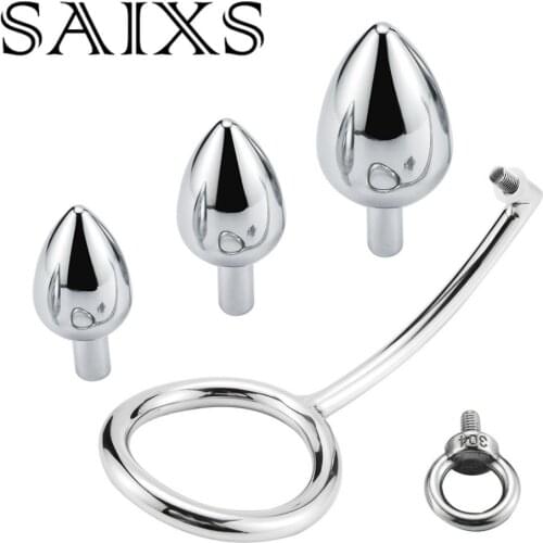 Metal Anal Hook anal plug anal expansion Cock Lock penis ring Anal sex toys for men prostate massage masturbator drop shipping