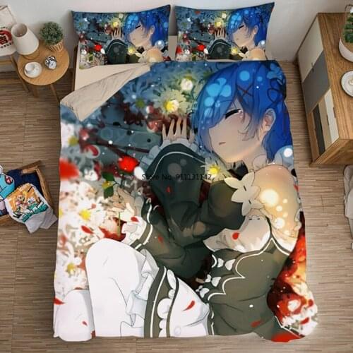 Life In A Different World From Zero Bedding Cover Fashion and Comfortable Down Quilt Cover Pillowcase Bedding