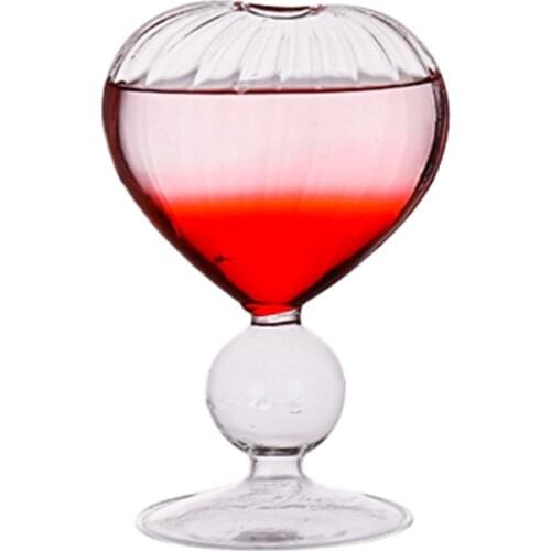 Slanted Martini Cup Scrub Cocktail Creative Goblet Lead-Free Glass Bubble Cups A