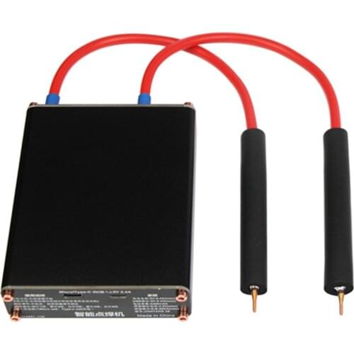 Micro/Type-C Recharge portable diy18650 lithium battery spot welding machine butt welding machine 0.2mm nickel sheet power bank