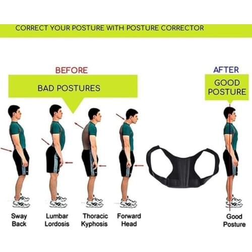 Logo Body-shape Belt Posture Corrector Brace Adult Adjustable Shoulder Upper Back Pain Support Intimate Comfortable Invisible