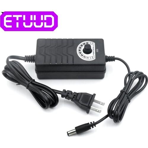 Adjustable 1-24V 24-36V Power Supply AC To DC 3V 9V 12V 24V 36V Adapter 2A Power Supply Adapter 110V 220V To 3 9 12 24 36 V Volt