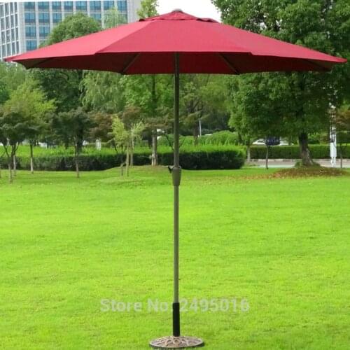 2.7 meter Outdoor Patio Sunshade 8 Bones steel frame folding ( no base )