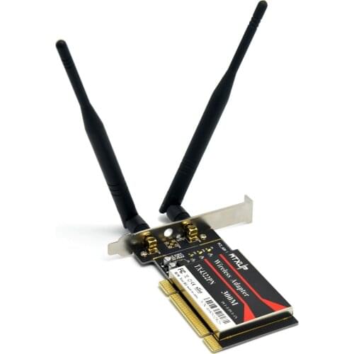 WTXUP for Broadcom BCM43224 802.11n 300Mbps Wireless Wi-Fi Card Desktop PCI WiFi Adapter Network Adapter for MAC/Windows 7/8/10