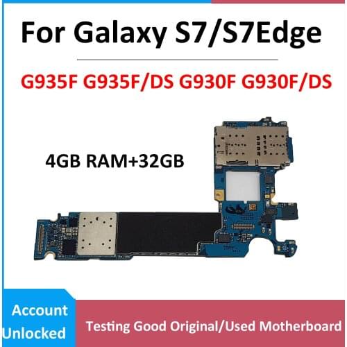 MainBoard Replacement For Samsung Galaxy S7 G930F G930FD G930P G930A Factory Unlock Motherboard Andorid Logic Board