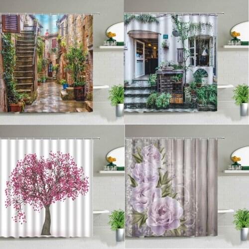 Flower alley shower curtain Bathroom curtain Shower curtain Curtain Shower curtain curtains Curtain Curtains Bath curtain