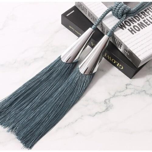 2 Pcs 4 Balls Modern Simple Curtain Tassel Hanging Ball Curtain Tiebacks Bandages Brushes Curtain Accessories