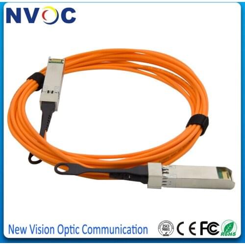 2Pcs/Lot,15M(49ft) H3C QSFP-40G-D-AOC-15M Compatible 40G QSFP+ AOC 50/125 OM2 Active Optical Cable