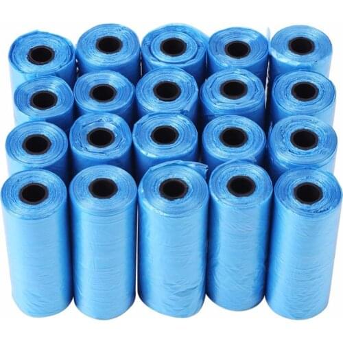 20 40 Rolls/Pack 600pcs Dog Poop Bag Trash Garbage Bags For Cat Pets Waste Collection Bag Outdoor Cleaning Poop Bags Supplies