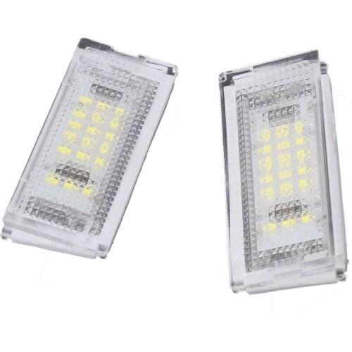 2pcs Car Lamps Led Canbus Tool Led License Plate Light Auto Tail Light White Led Bulbs Bmw 3er E46 4d 1998-2003 Auto Accessories