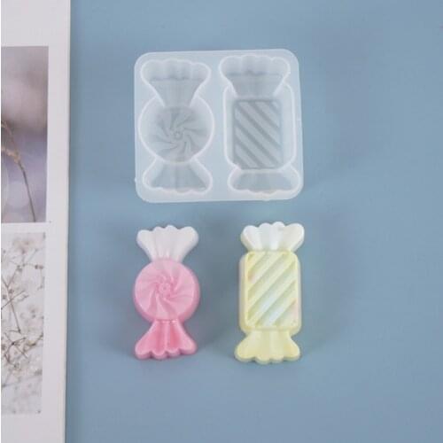 DIY Candy Sugar Mold Crystal Epoxy Resin Decorations Pendant Silicone Mould Handmade Crafts Jewelry Making Tools