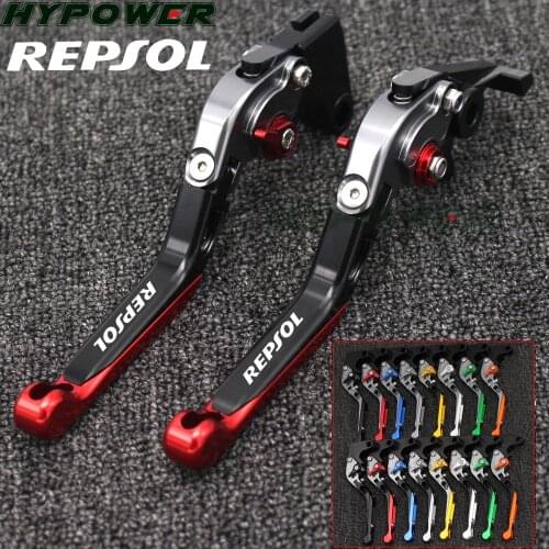 Red+Titanium CNC Folding Extendable Motorcycle Brake Clutch Levers For Honda CBR250R CBR300R/CB300F/FA CBR500R/CB500F/X