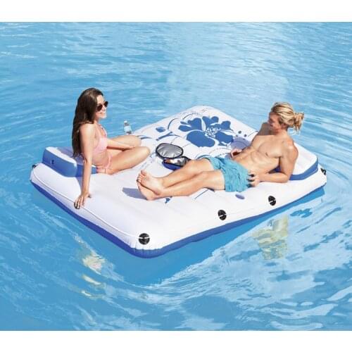Square Double Inflatable Floating Row