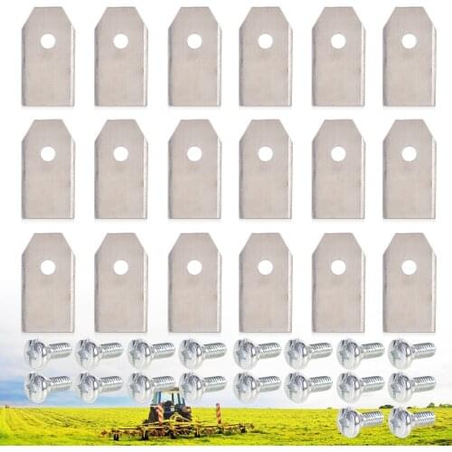 LETAOSK 18x 0.6mm Lawn Mower Blade Fit for Husqvarna Automower 305 308 310 Gardena