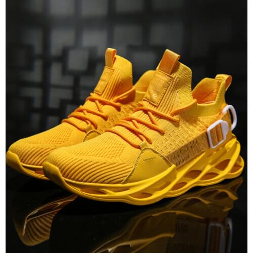 Hemmyi Hot New Men Running Shoes Comfortable Trainers Male Shoes Light Sports Shoes Mesh Breathable Outdoor Men Sneakers