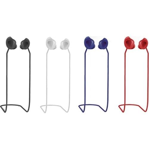 Soft Silicone Headset Hanging Neck Rope Sweatproof Waterproof Sport Accessories Anti-Lost Strap for Samsung Galaxy Buds Earphone