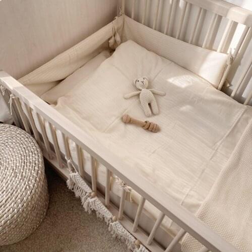 Naturaborn OCS Certified Organic Baby Bumper 180x33 cm