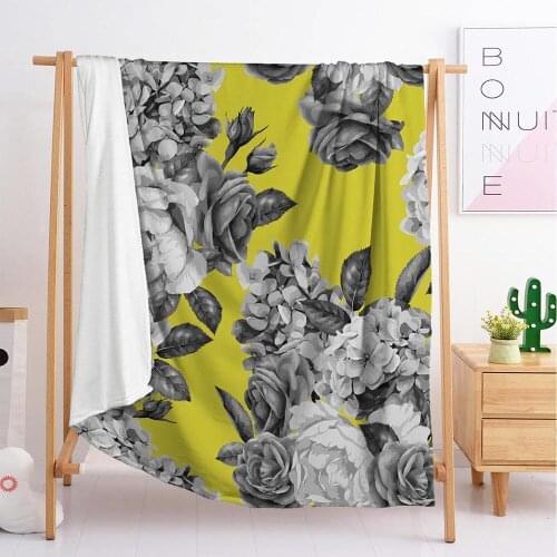 2020 new colorful flower series Throw Blanket blanket blanket cover blanket flannel blanket sofa blanket single double blanket