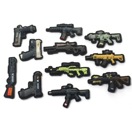 NEW SIG-MPX TTI/STI-2011 Q Version of The Weapon Magic Sticker Pvc Silicone Badge Armband HK416 G34 Tactical