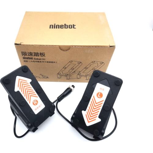 Child Throttle Brake Pedal For Ninebot PRO Gokart Kit kart Original Speed limit Accelerator Brake Pedal Parts