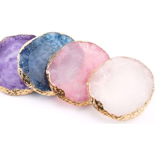 Resin Agate Palette,Crystal Practice Nail Art Color Plate/Display Board,Showing Shelf Manicure/Salon Tool Holder For Manicure