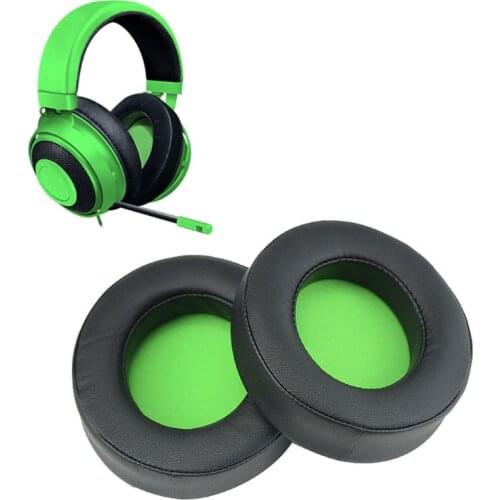 1Pair Replacement Earpads Ear Cushion Cups Cover Repair Parts for razer Kraken PRO 7.1 V2 Gaming Headphones Headset Accessories