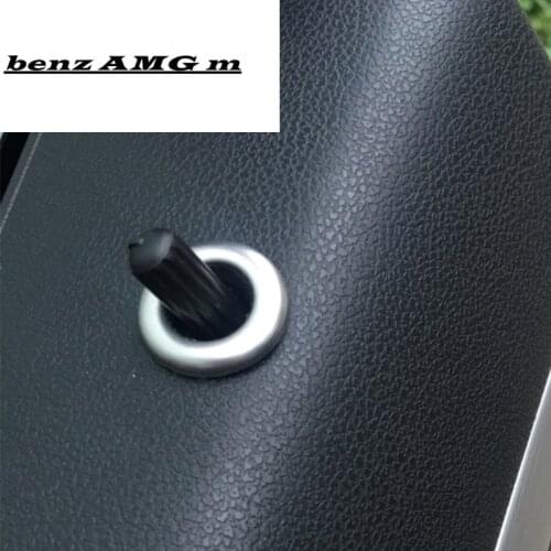 Car styling Door Lift pin decoration covers Stickers Interior Bolt circle trim For Mercedes Benz R Class W251 R300 320 350 400