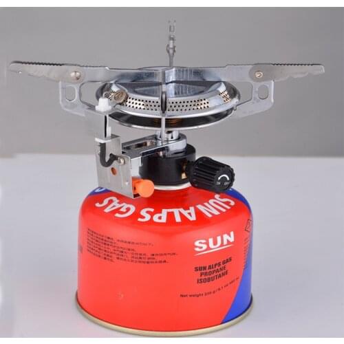 Camping Gas Stoves Burners Outdoor Stove Portable Furnace Cooking Picnic Split Stoves Gas Burners Hiking Fishing Equipment