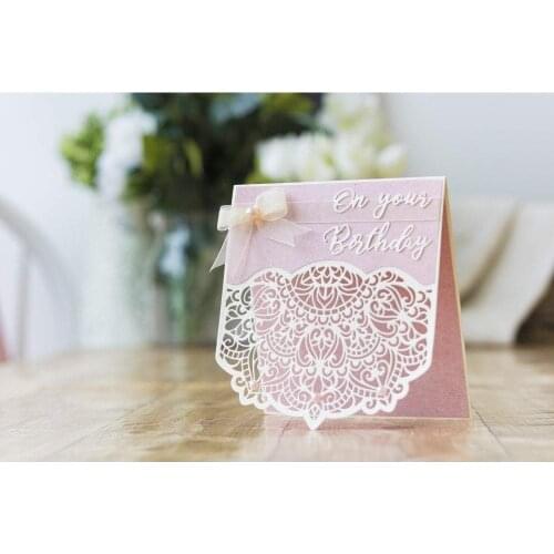 Hollowed Mehndi Mandala Edges Covers Metal Cutting Dies for DIY Scrapbook Photo Album Decorative Card Craft Embossing New 2019