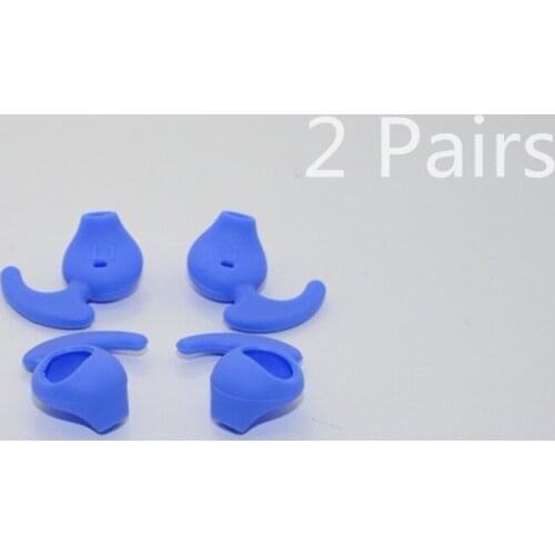2 Pairs Anti-Slip Silicone Replacement Ear Tips Earbud Tips for Samsung S7/S7 Edge G9200 G9250 G9208 In-ear Earphone (Blue)