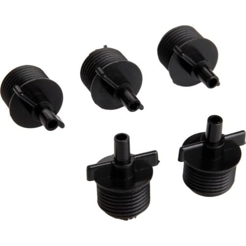 50Pcs Plastic 1/2Inch Thread To 4mm Barb Fittings Irrigation Switch Connector Joint Garden Micro Irrigation Parts for 4/7mm Hose