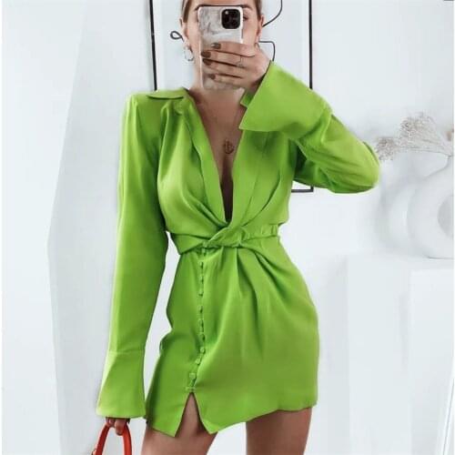 Модные платья-рубашки BLSQR China At AliExpress