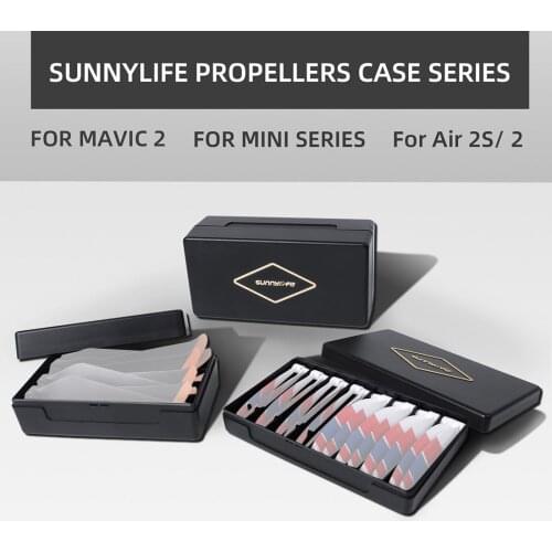 Sunnylife Propeller Storage Box Protective Case for DJI Mavic 2 / Pro / Mini 2 / Mini SE / Air 2 / Air 2S Drone Accessories