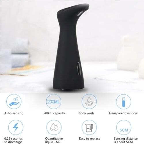 Foam Soap Dispenser 200ml Induction Liquid Hand Washing Machine Charge Intelligent for Home Office Hospital
