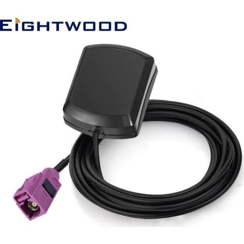 Eightwood Car GPS Active Antenna Aerial with Fakra "H" Female 3m Cable for BMW Benz VW Audi Ford Car GPS Receivers/Systems