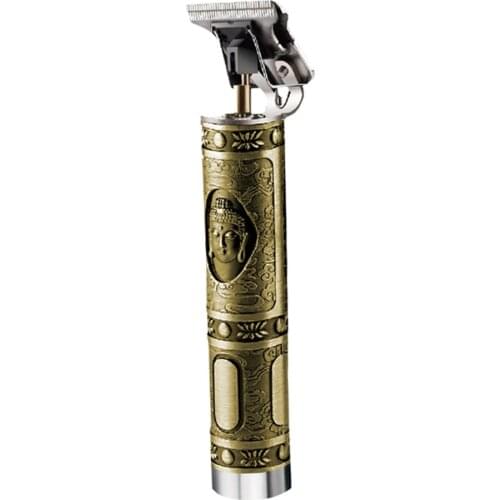 Engraving Rechargeable Hair Clipper 1974A ABS hair salon special barber oil head carving electric push shear 1 Set