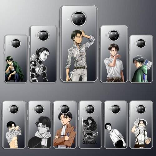 Attack On Titan Phone Case Transparent for Xiaomi Redmi note 10 t 8 9 pro lite 11